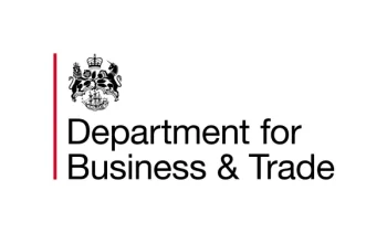 Department for Business and Trade logo